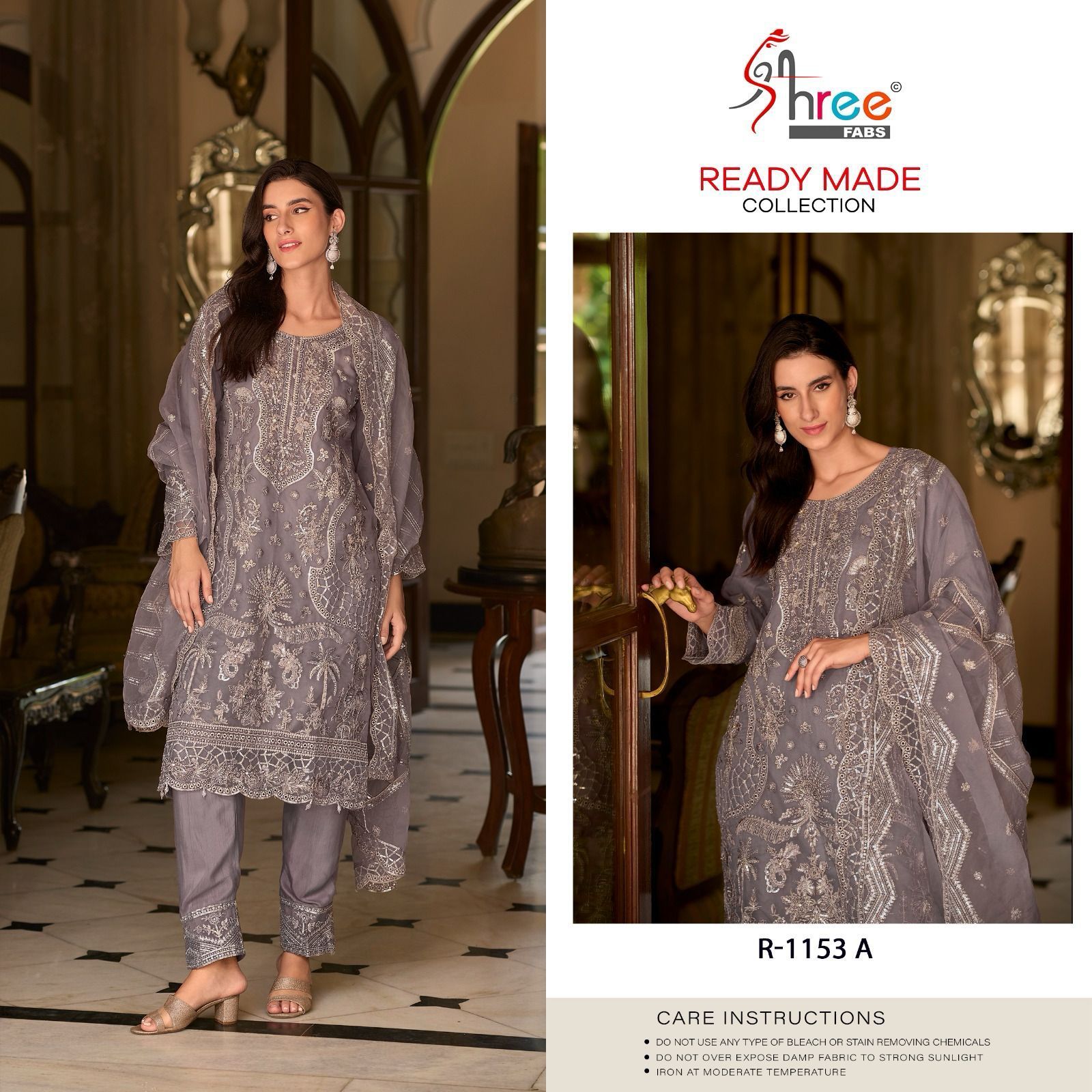 1153 Shree Fabs Organza Pakistani Readymade Suits