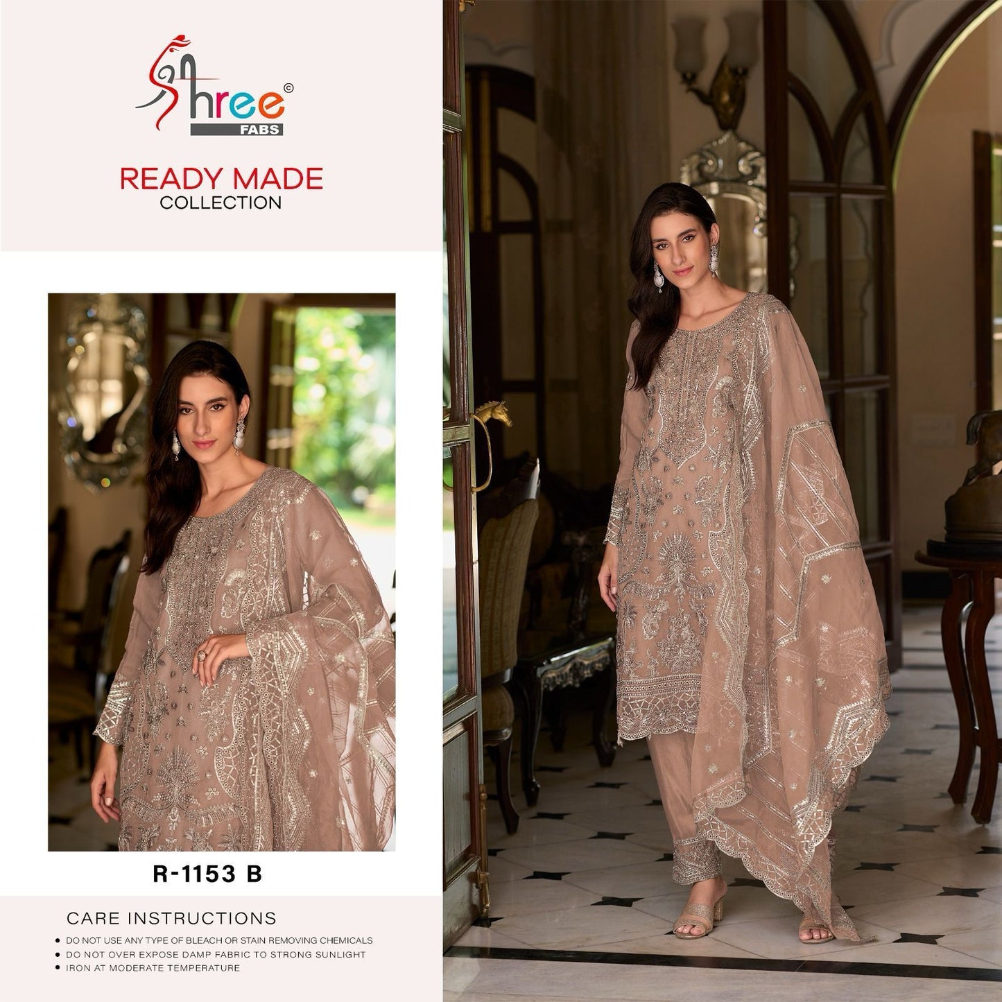 1153 Shree Fabs Organza Pakistani Readymade Suits