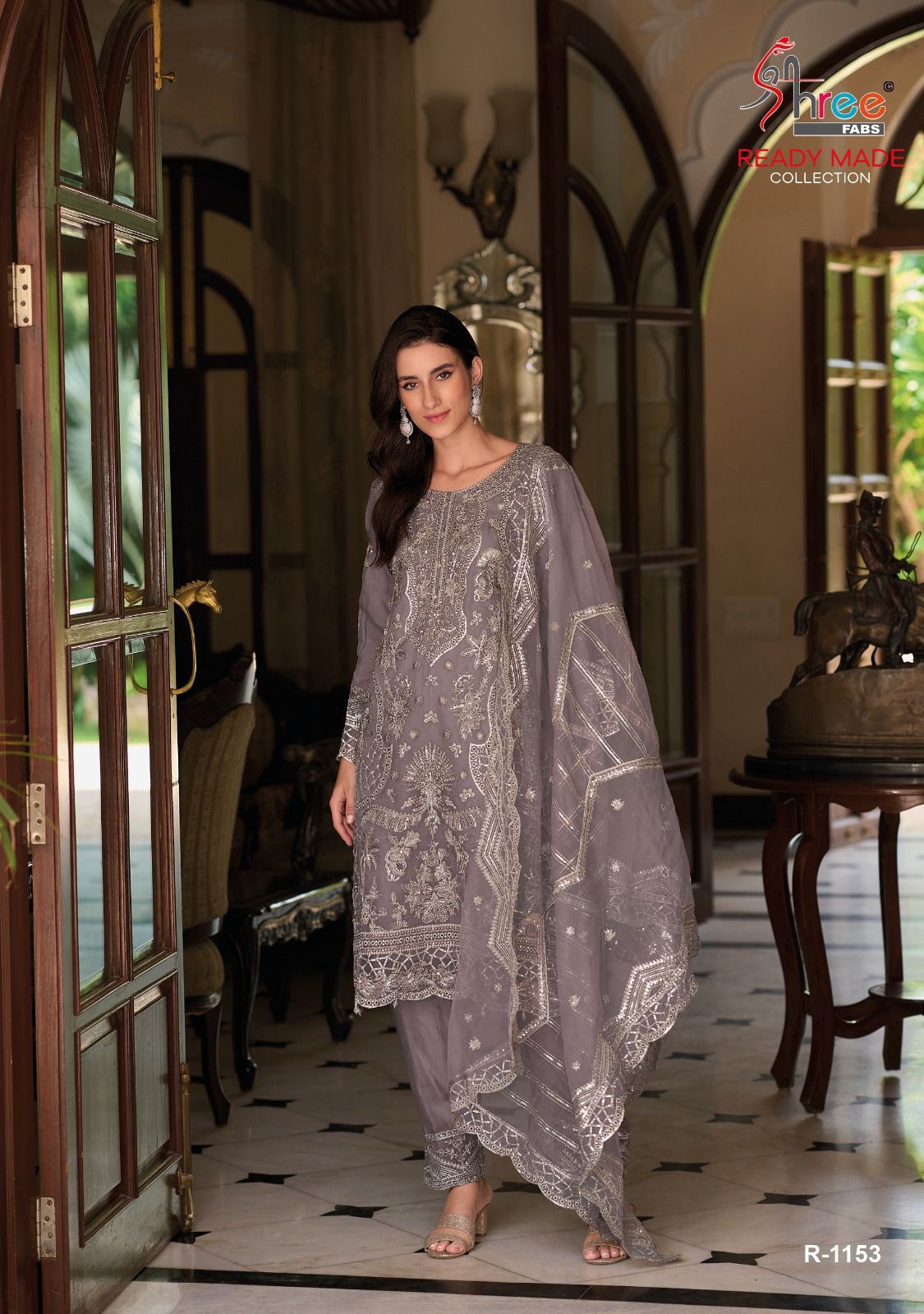 1153 Shree Fabs Organza Pakistani Readymade Suits