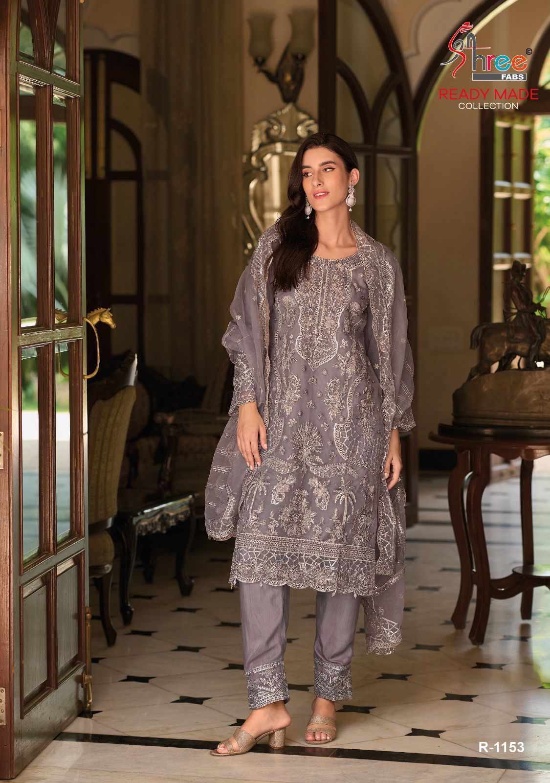 1153 Shree Fabs Organza Pakistani Readymade Suits