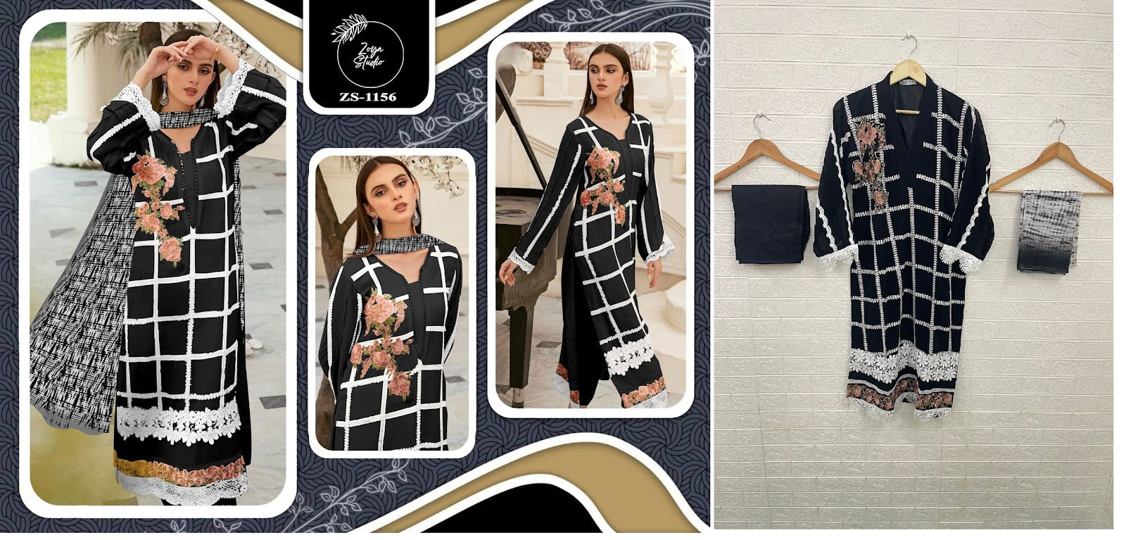 1156 Zoya Studio Georgette Pakistani Readymade Suits