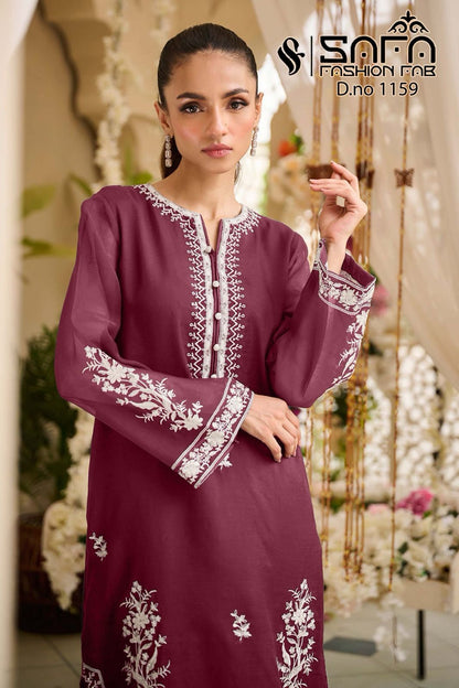 1159 Safa Fashion Fab Georgette Pakistani Readymade Suits