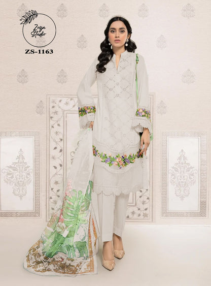 1163 Zoya Studio Fox Georgette Pakistani Readymade Suits