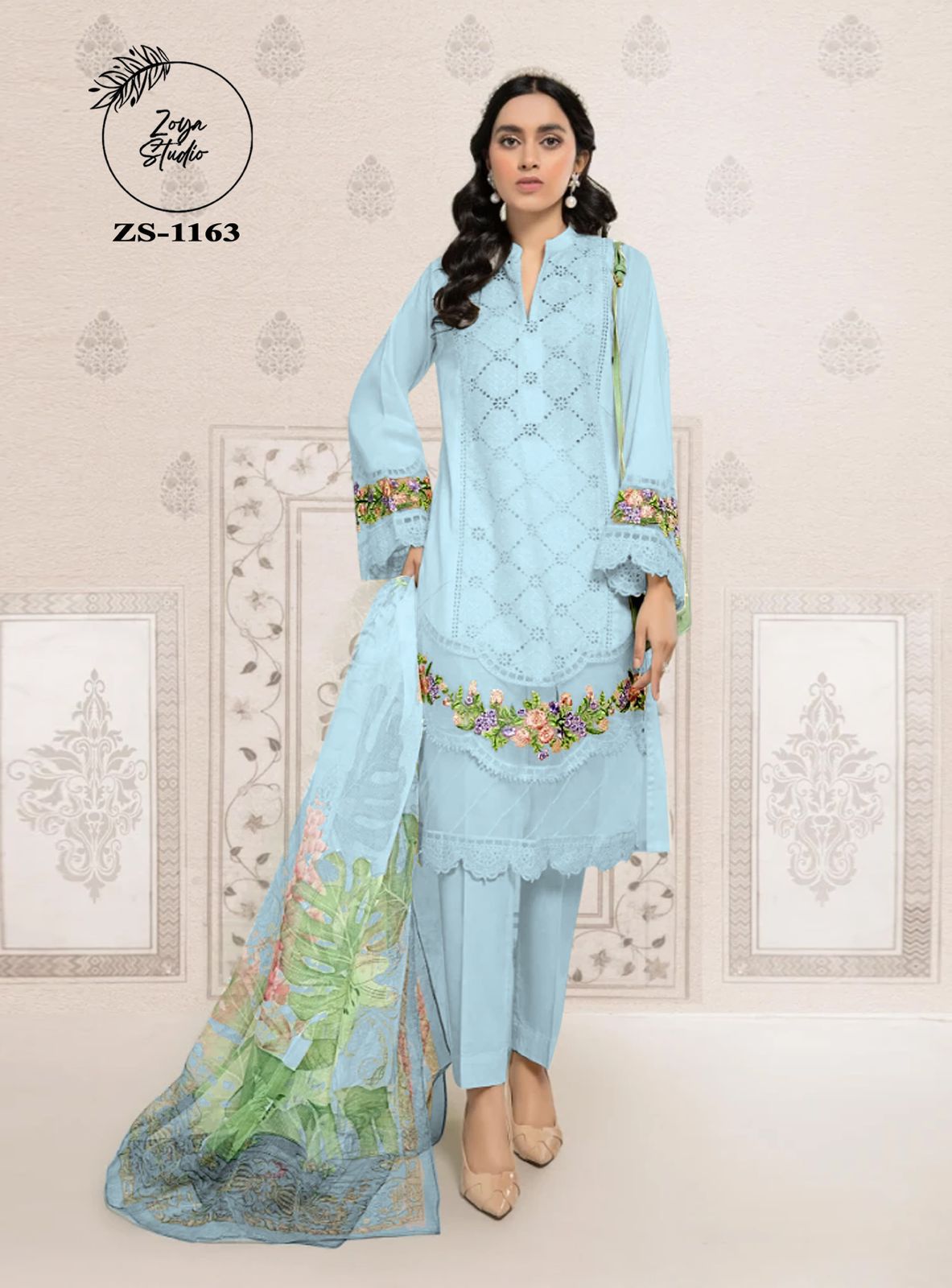 1163 Zoya Studio Fox Georgette Pakistani Readymade Suits