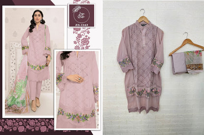 1163 Zoya Studio Fox Georgette Pakistani Readymade Suits