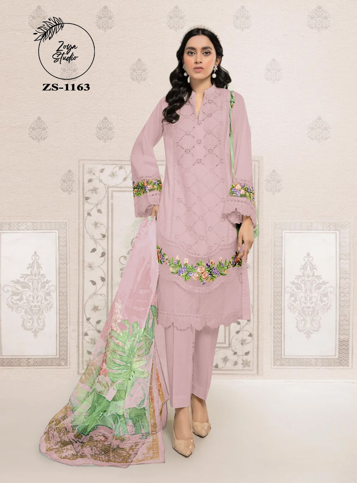 1163 Zoya Studio Fox Georgette Pakistani Readymade Suits