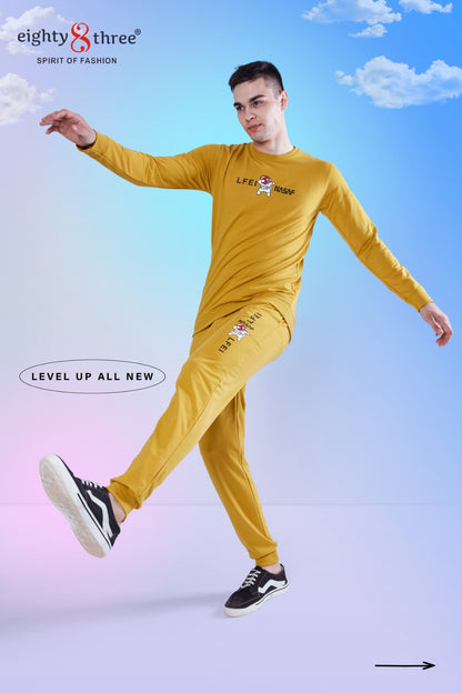 1164 Eighty Three Lycra Looper Mens Co Ord Set