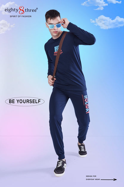 1164 Eighty Three Lycra Looper Mens Co Ord Set