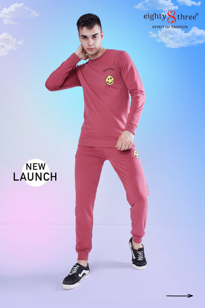 1164 Eighty Three Lycra Looper Mens Co Ord Set