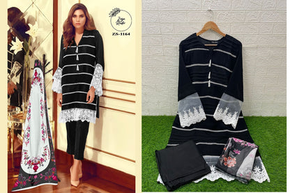 1164 Zoya Studio Fox Georgette Pakistani Readymade Suits