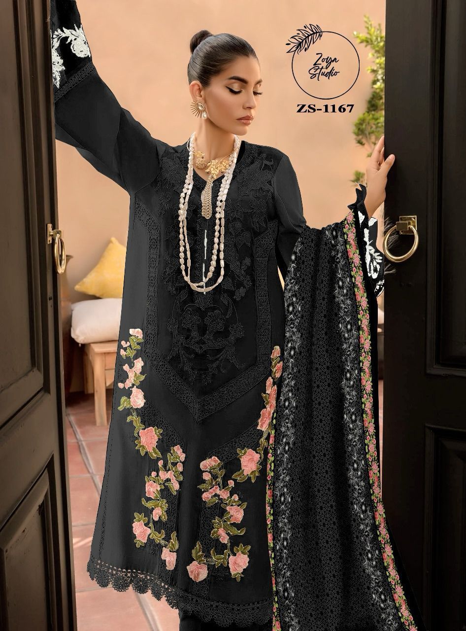 1167 Zoya Studio Georgette Pakistani Readymade Suits