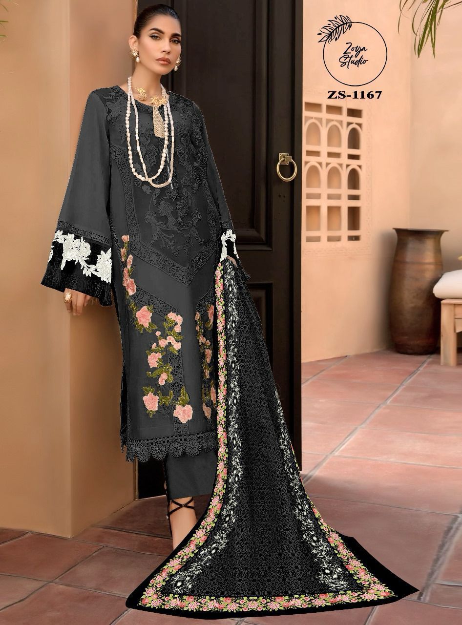 1167 Zoya Studio Georgette Pakistani Readymade Suits