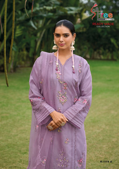 1174 Shree Fabs Organza Pakistani Readymade Suits