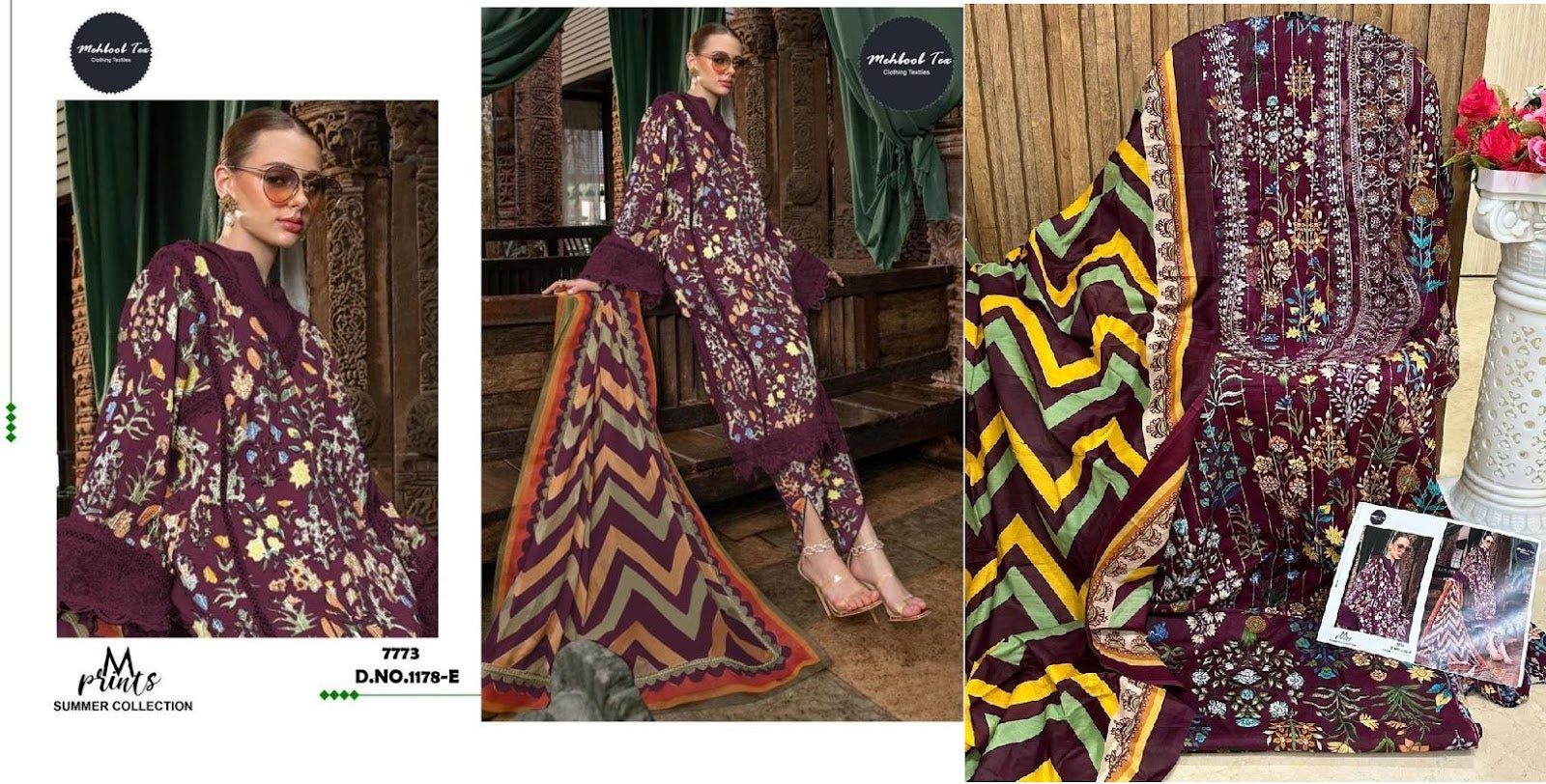1178 Colors Mehboob Tex Cotton Pakistani Salwar Suits