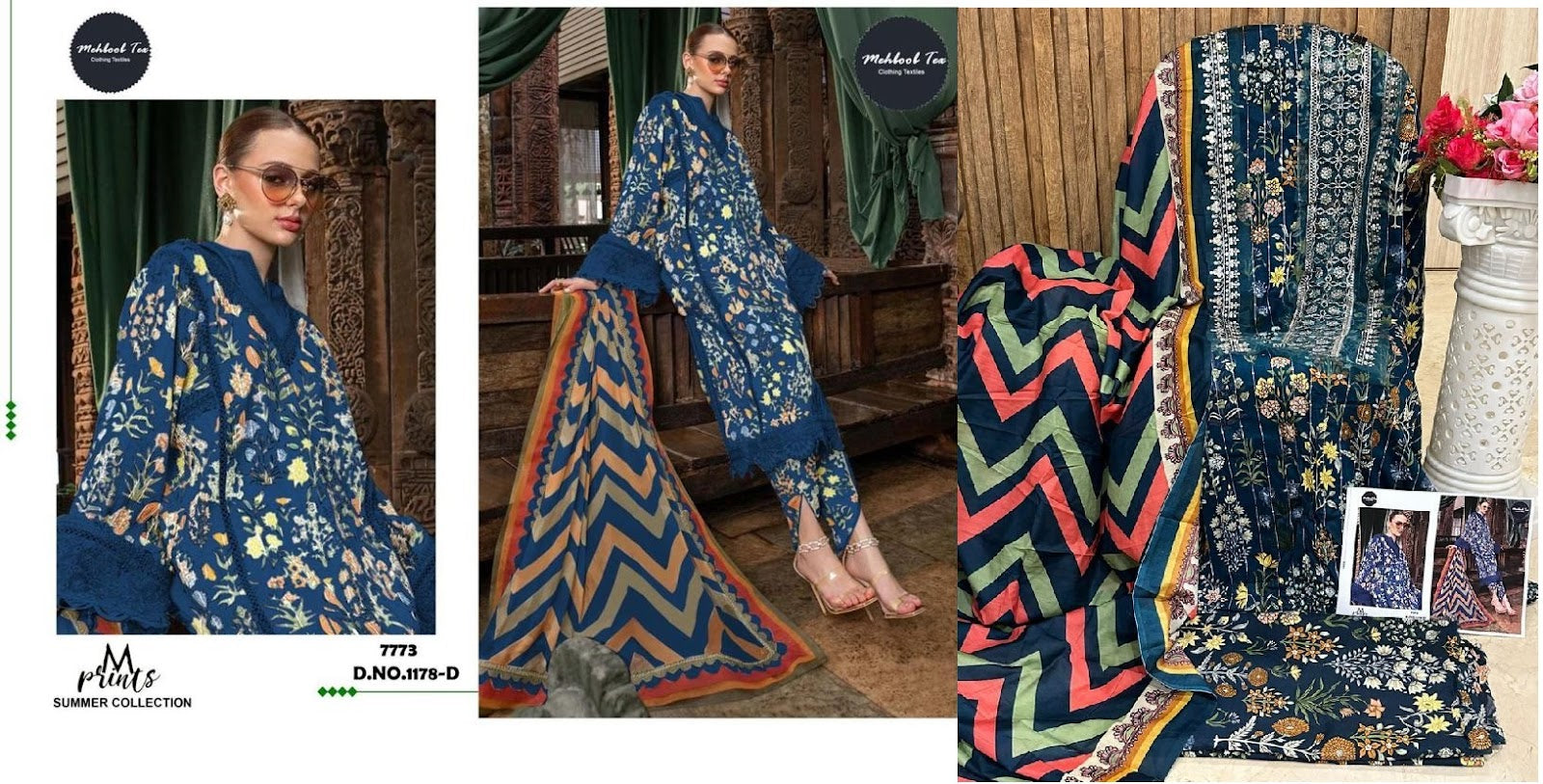 1178 Colors Mehboob Tex Cotton Pakistani Salwar Suits