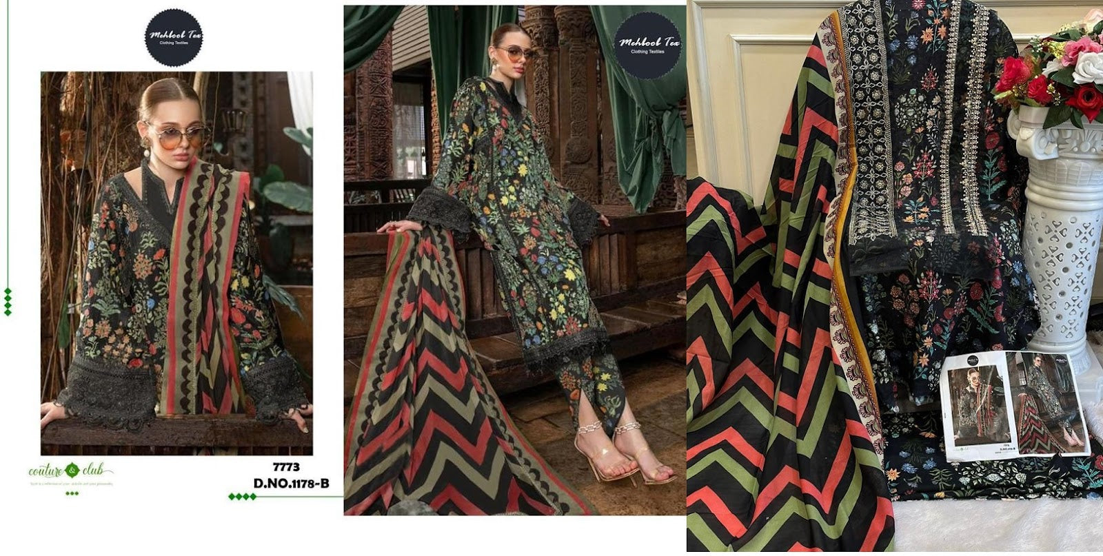 1178 Colors Mehboob Tex Cotton Pakistani Salwar Suits