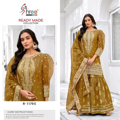 1179-Colour Shree Fabs Organza Pakistani Readymade Suits
