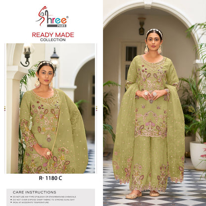 1180 Shree Fabs Organza Pakistani Readymade Suits