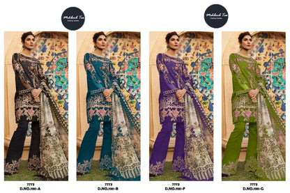 1181- Colors Mehboob Tex Cotton Pakistani Patch Work Suits