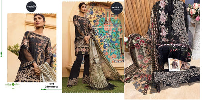 1181- Colors Mehboob Tex Cotton Pakistani Patch Work Suits