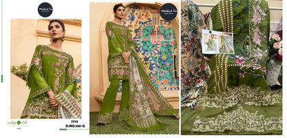 1181- Colors Mehboob Tex Cotton Pakistani Patch Work Suits