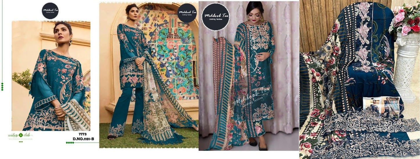 1181 Colors Mehboob Tex Cotton Pakistani Salwar Suits