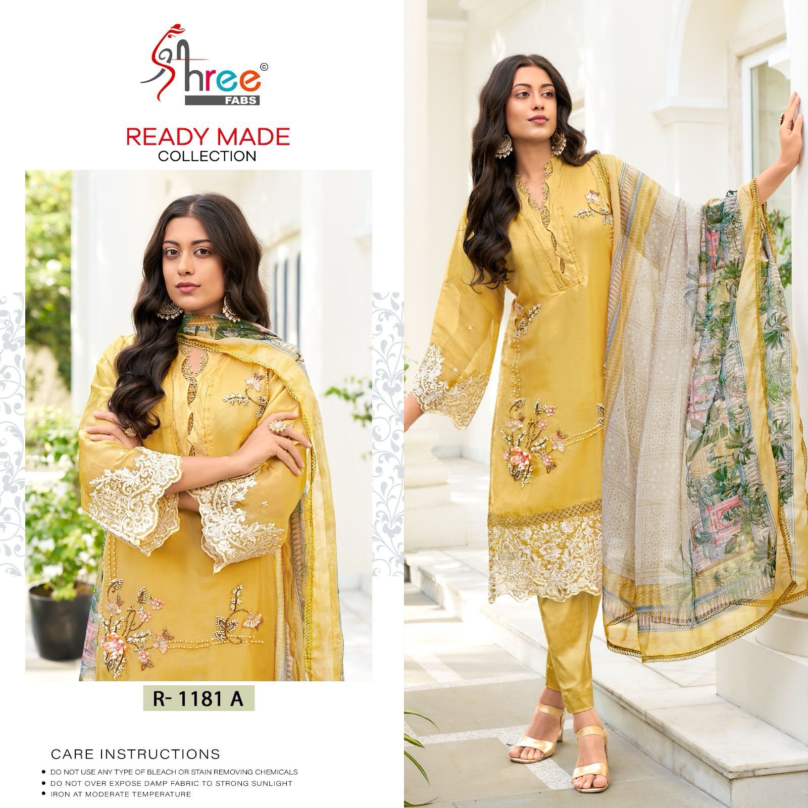 1181 Shree Fabs Organza Pakistani Readymade Suits