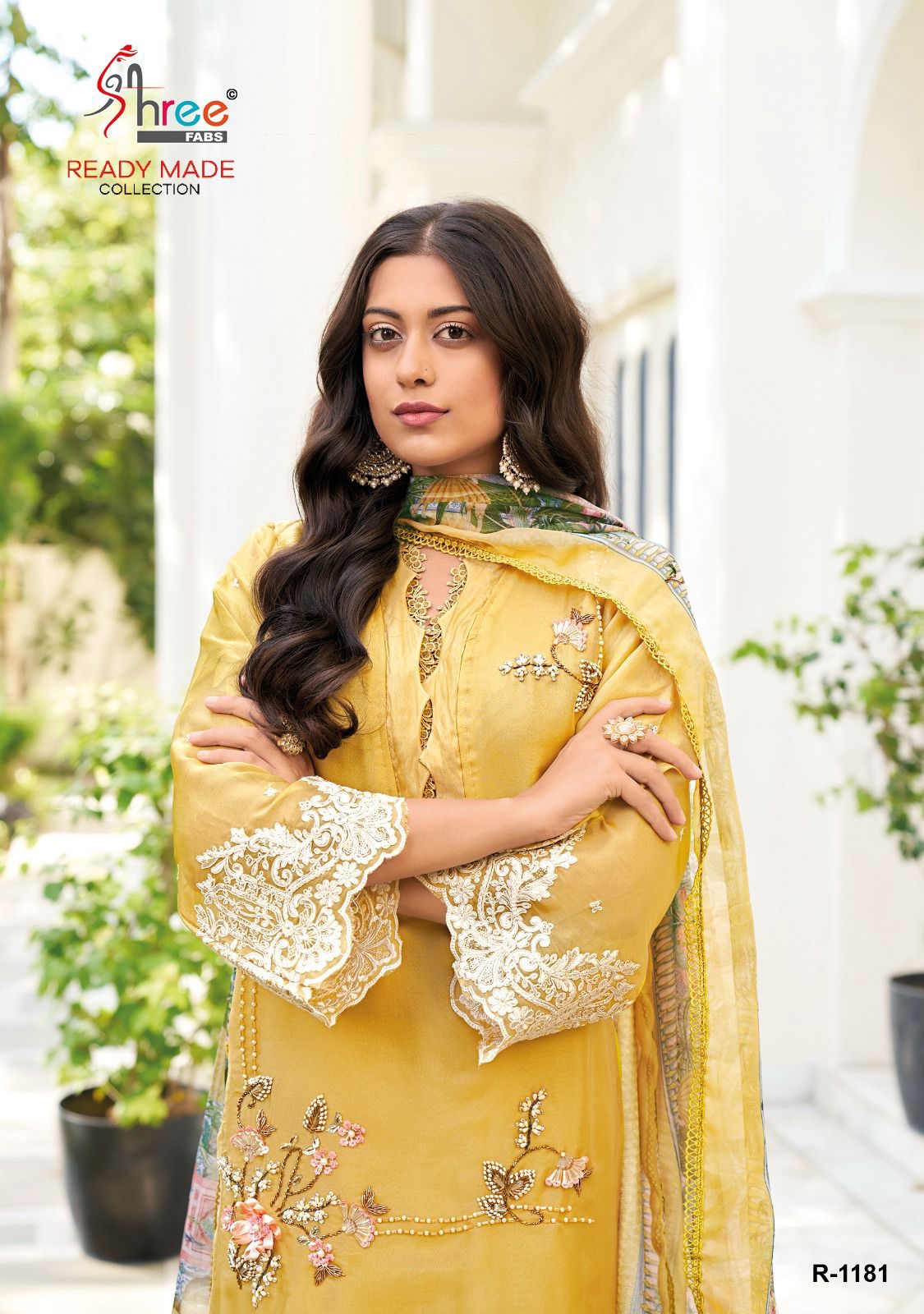 1181 Shree Fabs Organza Pakistani Readymade Suits