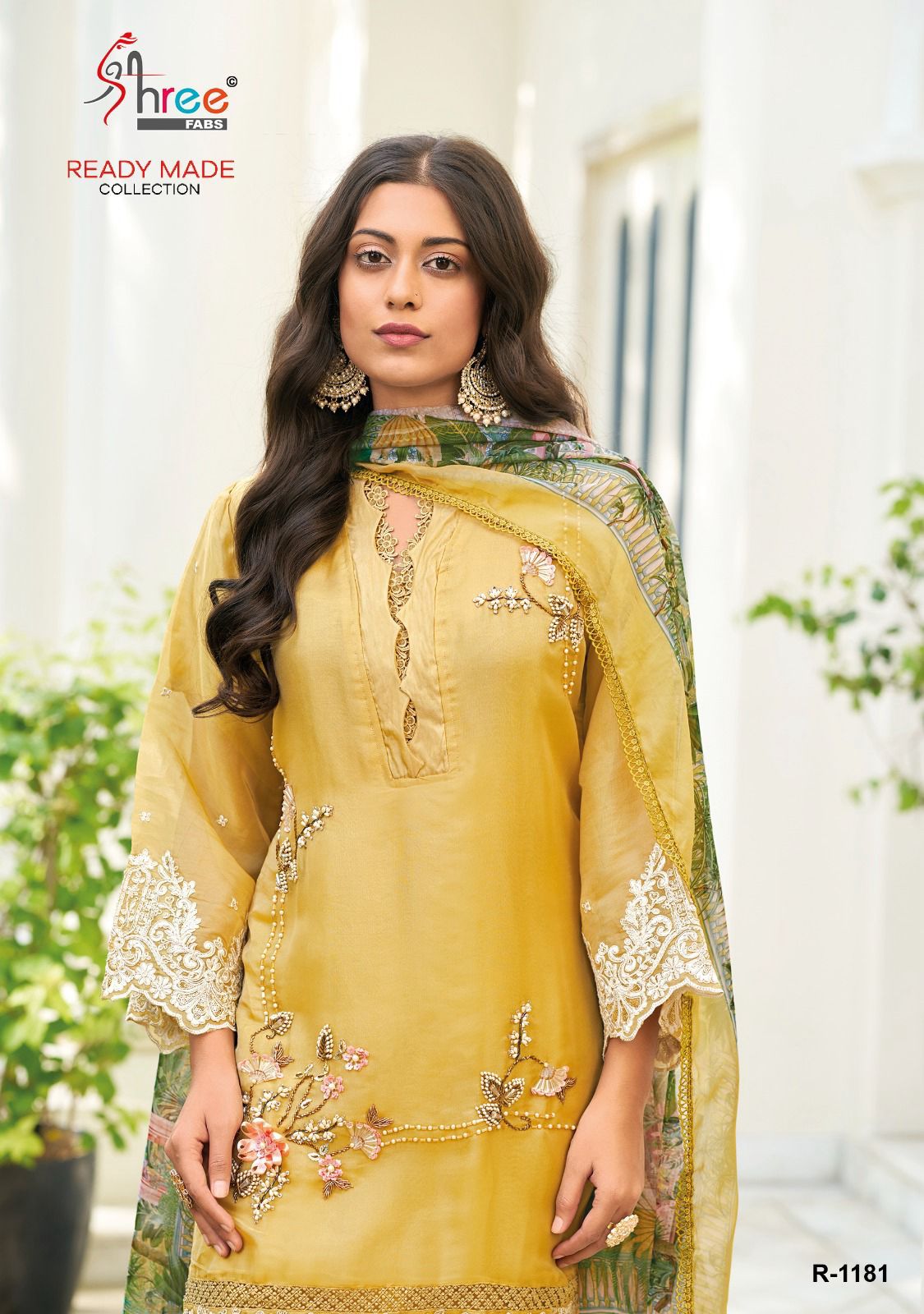 1181 Shree Fabs Organza Pakistani Readymade Suits