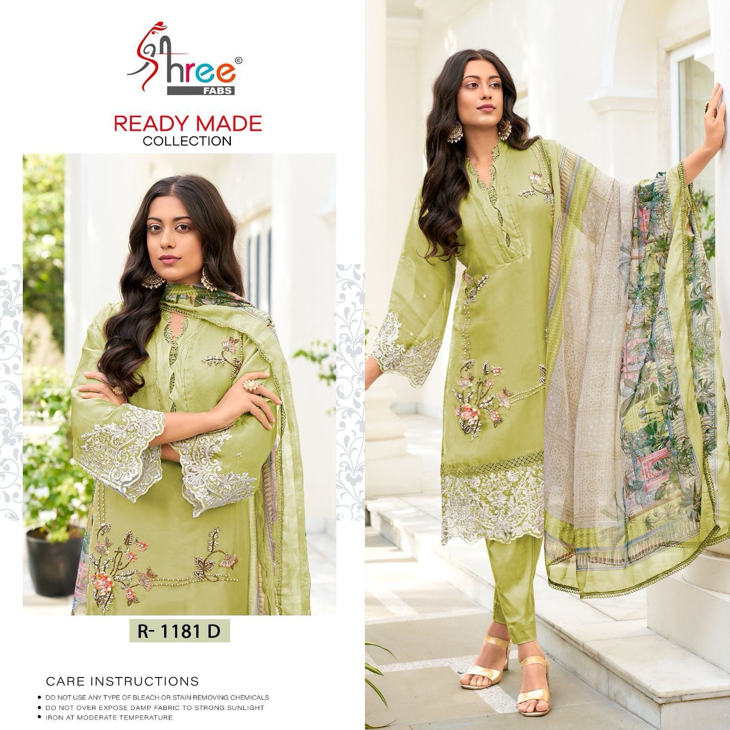 1181 Shree Fabs Organza Pakistani Readymade Suits