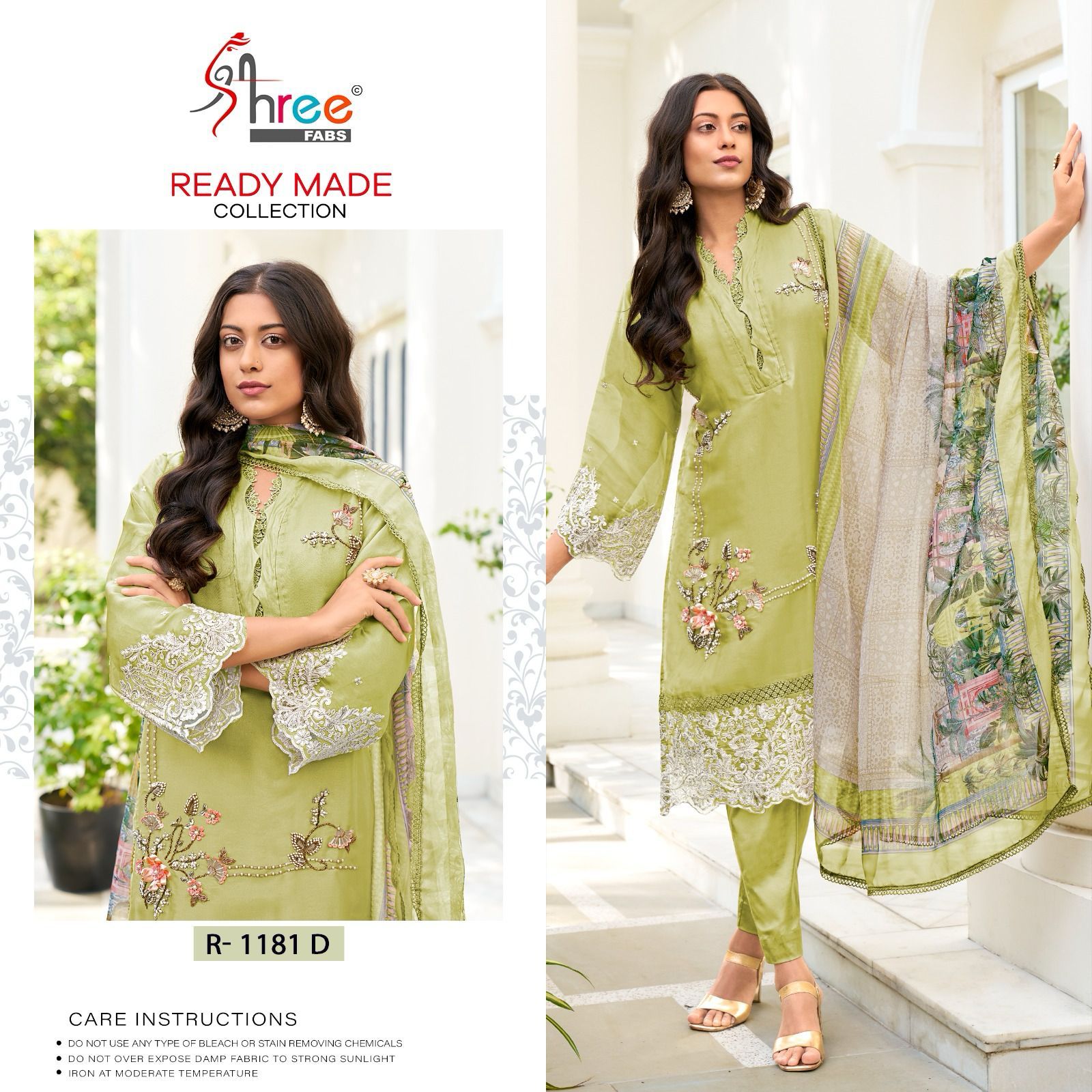 1181 Shree Fabs Organza Pakistani Readymade Suits
