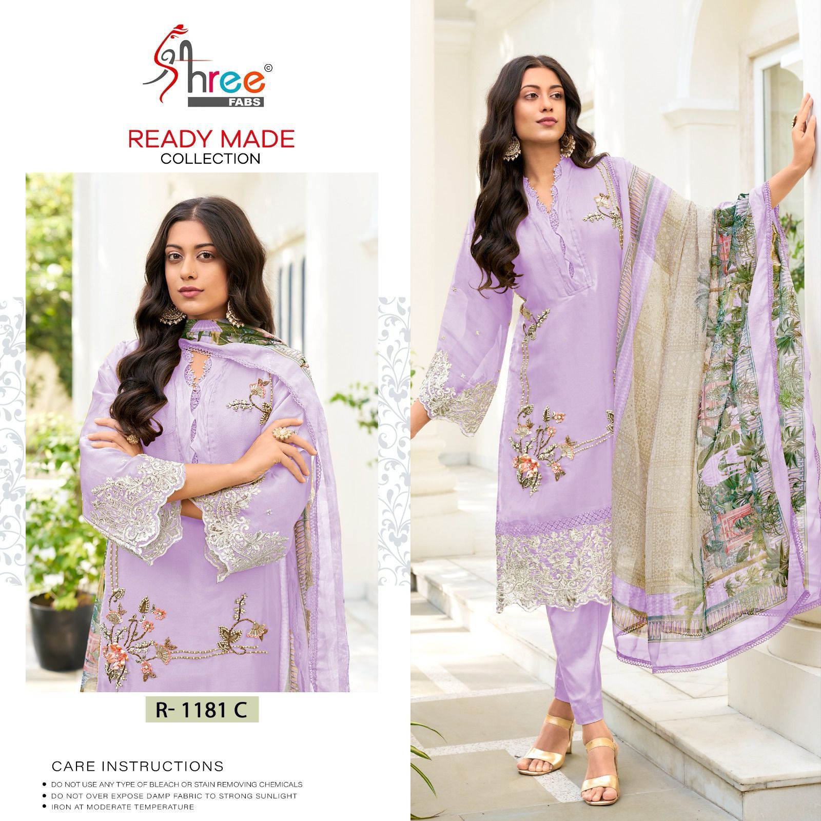 1181 Shree Fabs Organza Pakistani Readymade Suits