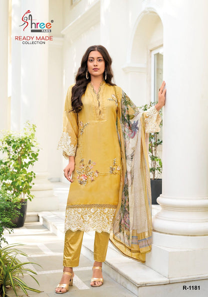 1181 Shree Fabs Organza Pakistani Readymade Suits