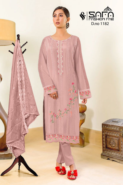 1182 Safa Fashion Fab Georgette Pakistani Readymade Suits