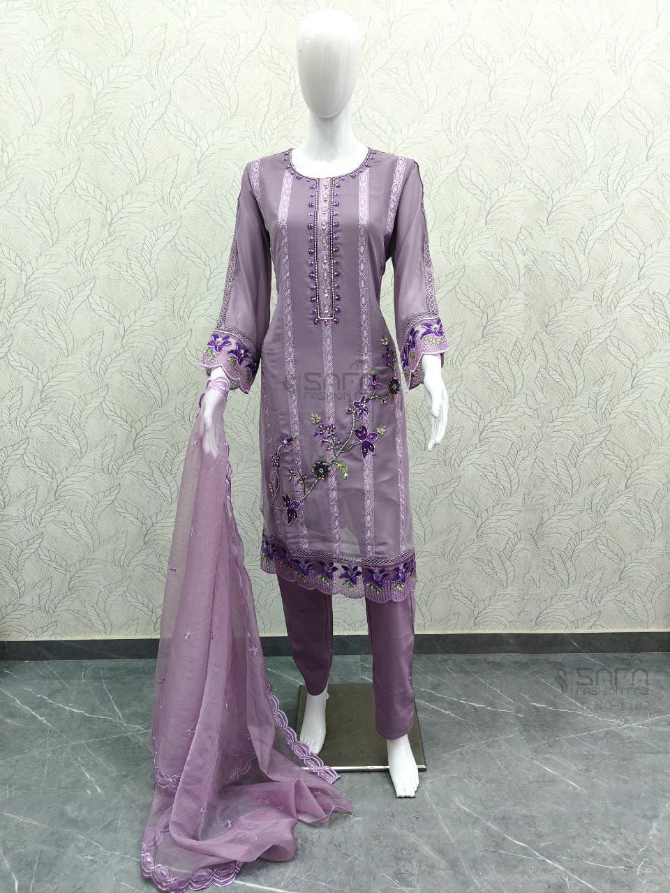 1182 Safa Fashion Fab Georgette Pakistani Readymade Suits