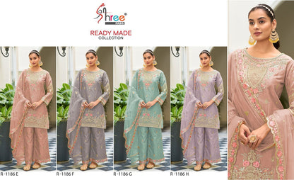 1186-Efgh Shree Fabs Organza Pakistani Readymade Suits