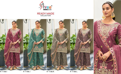 1186 Shree Fabs Organza Pakistani Readymade Suits