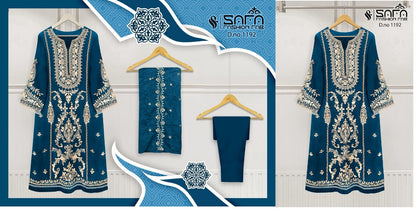 1192 Safa Fashion Fab Georgette Pakistani Readymade Suits