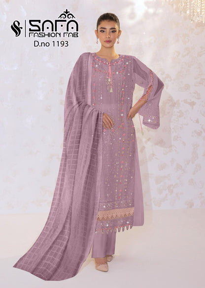 1193 Safa Fashion Fab Georgette Pakistani Readymade Suits