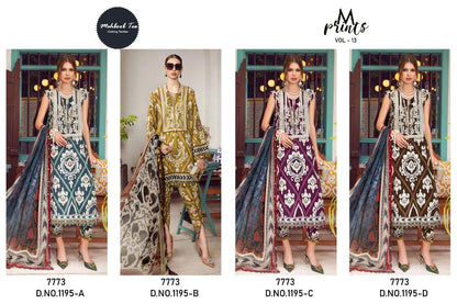 1195 Mehboob Tex Cotton Pakistani Salwar Suits