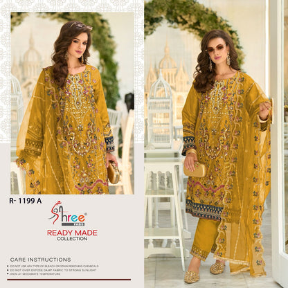 1199 Shree Fabs Organza Pakistani Readymade Suits