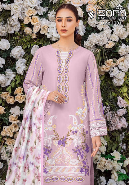 1201 Safa Fashion Fab Georgette Pakistani Readymade Suits