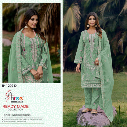 1202 Shree Fabs Organza Pakistani Readymade Suits