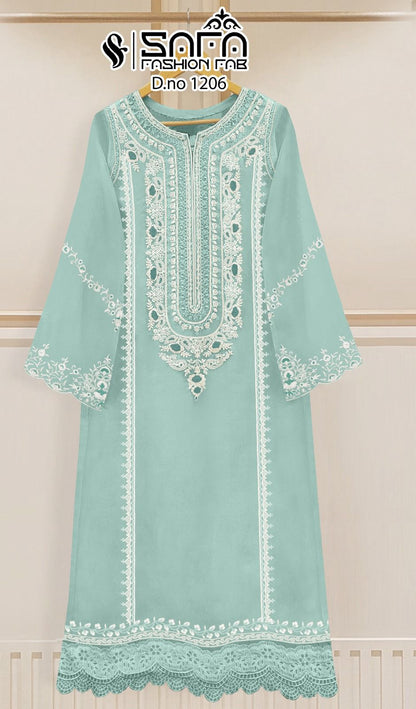 1206 Safa Fashion Fab Georgette Pakistani Readymade Suits