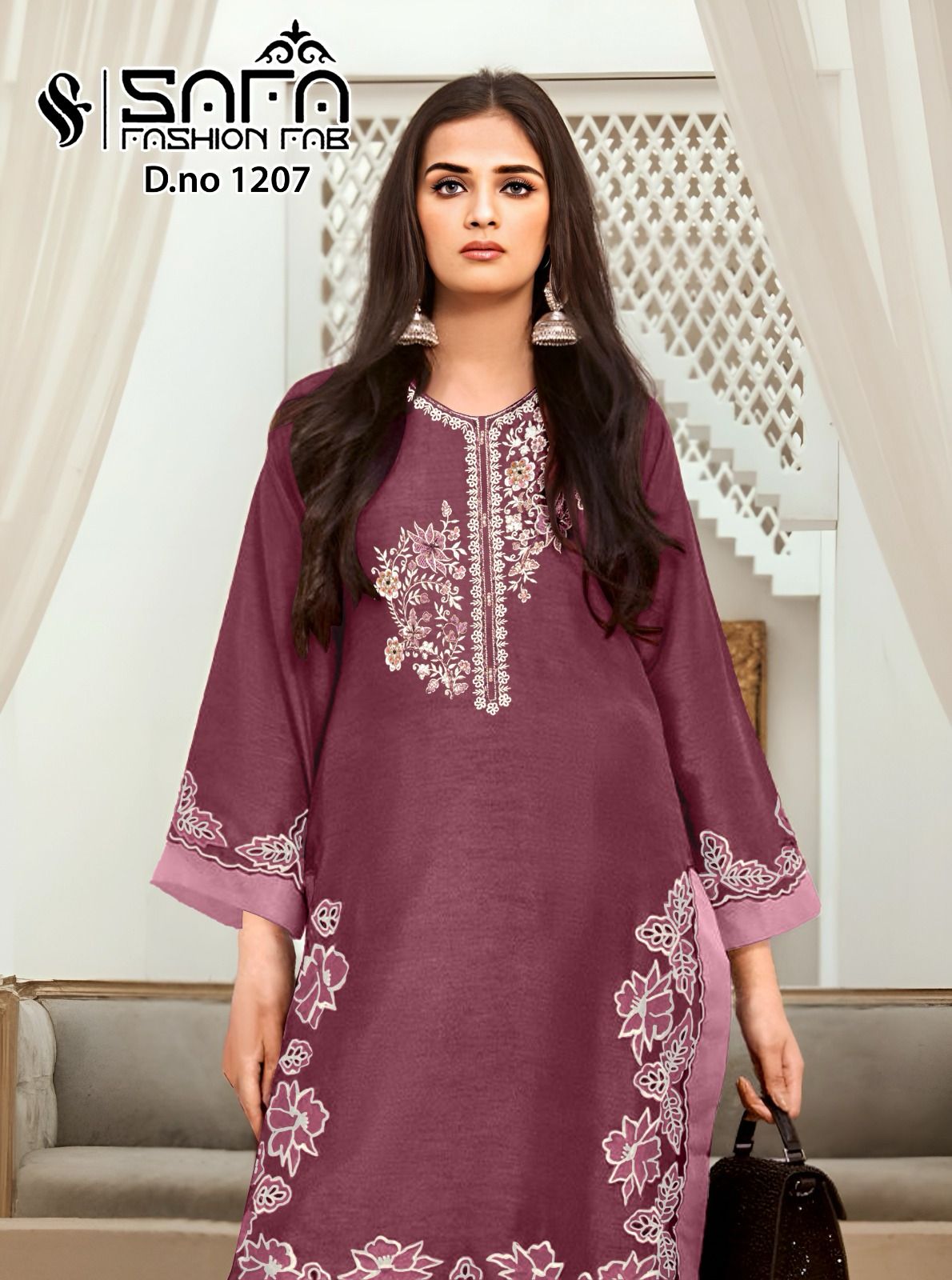 1207 Safa Fashion Fab Georgette Pakistani Readymade Suits