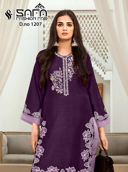 1207 Safa Fashion Fab Georgette Pakistani Readymade Suits
