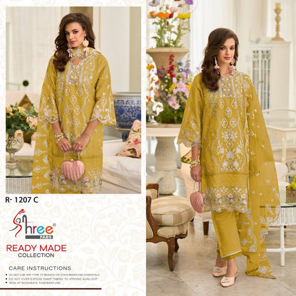 1207 Shree Fabs Organza Pakistani Readymade Suits