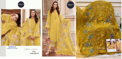 1208 Mehboob Tex Organza Pakistani Salwar Suits