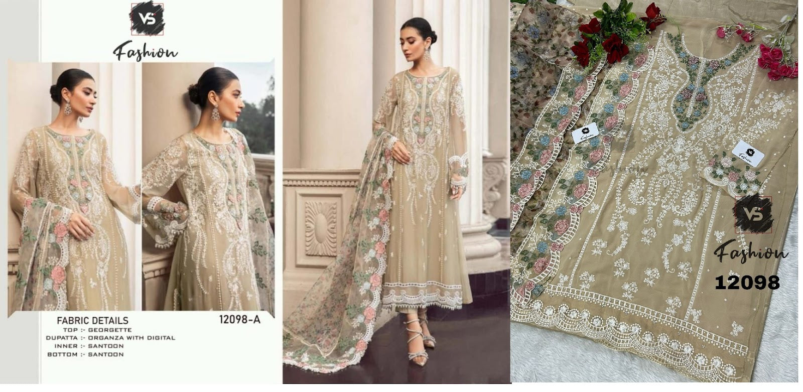 12098-Af Vs Fashion Georgette Pakistani Salwar Suits