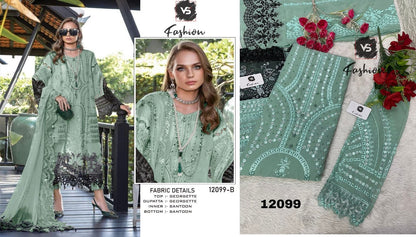 12099 Vs Fashion Georgette Pakistani Salwar Suits